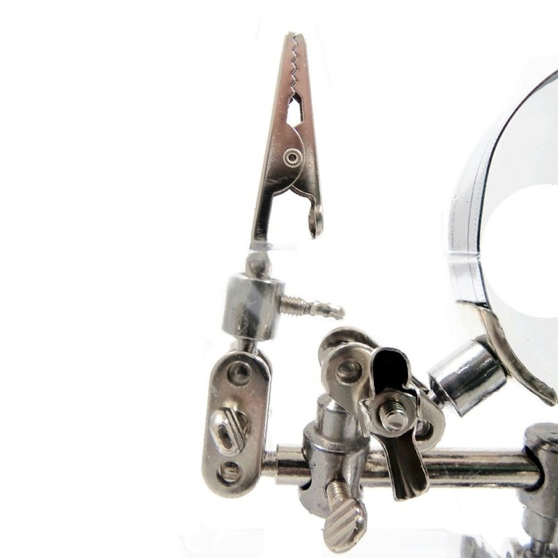 Lupa con Base y Pinzas 65 mm 5X 16128 Blister