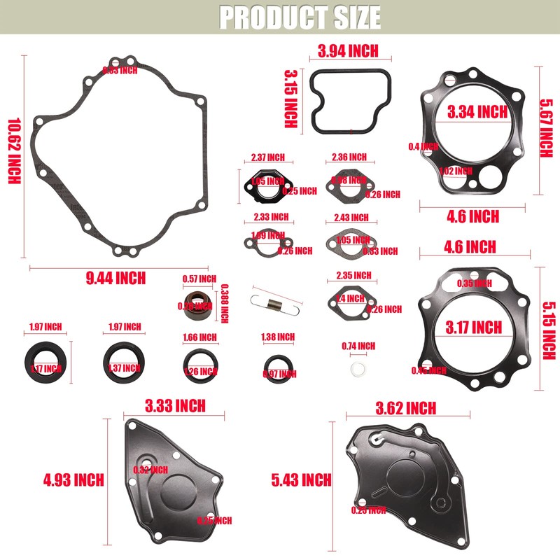CartClan 290cc & 350cc Engine Gasket Kit & Seal for