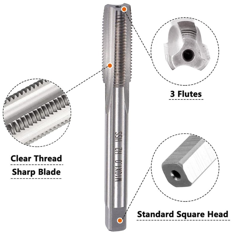Saipor M14 X 1.5 Metric Tap and Die Set M14
