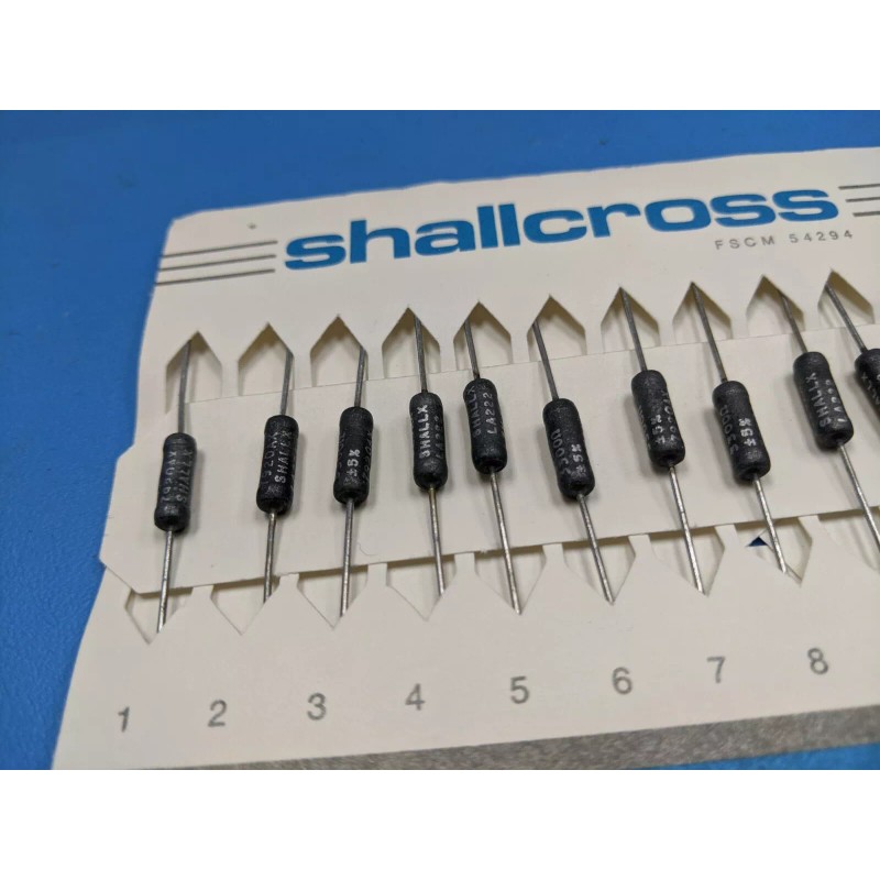 SHALLCROSS (20 Pcs) Resistor Wire Wound SHALLCROSS , 3 W