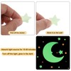 sourcing map Glow in The Dark Dot Stickers, Glow Dot