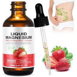 Magnesium Glycinate Liquid - 1000 MG Extra strength, High Potency Magnesium Glycinate, Taurate Complex Supplement to Support Stress Relief, Relaxation