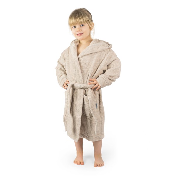Ehrenkind® Children's Bathrobe with Hood 100% Organic Cotton | Children's