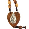 Holy Land Market Olive Wood Wall Rosary (39 Inches Long)