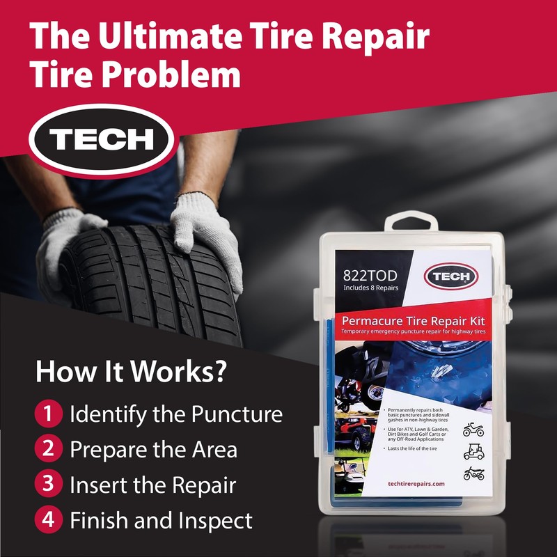 822TOD PermaCure Self-Vulcanizing Tire Repair System