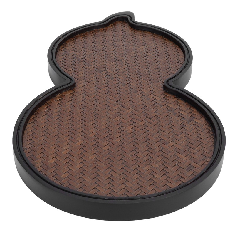 Mat Surface Bamboo Small Tea Tray Tea Plate for Teawares