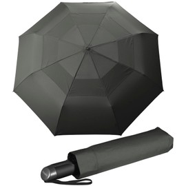 Doppler Partner Fibre Magic XM Air Men's Umbrella with Wind Vent – Grey