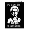 Funny Wedding Greeting Card - Billy Idol White Wedding w18
