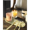 YOUTUOY 4 in1 Candle Accessory Set with Storage Tray Plate,