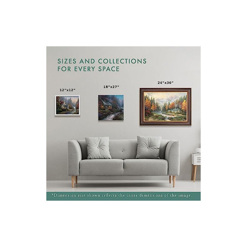 Thomas Kinkade Remember Me 14 x 14 Gallery Wrapped Canvas