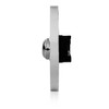 Byron DBW-21073 Bell Push - Flush Mount - Silver/Chrome