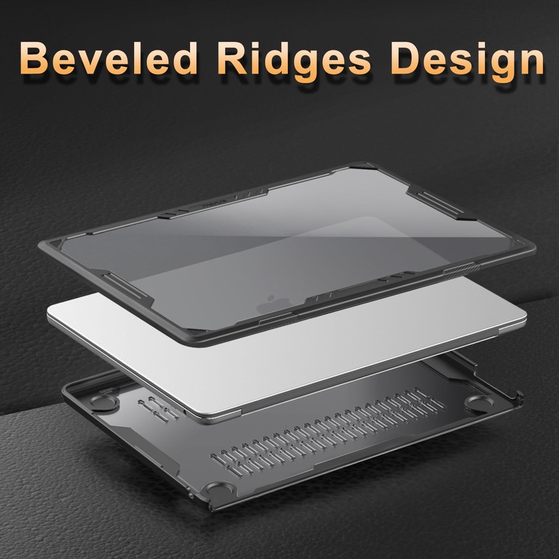 MOSISO Compatible with MacBook Air 13 inch Case 2025-2022 M4