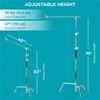 Flashpoint 10' C Light Stand on Turtle Base Kit with