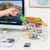 Marbrasse Clear Pen Organizer Storage, Acrylic Desk Organizer with 12