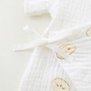 Koreanmade Baby Kimono Robe Romper with Traditional Korean Design Prints