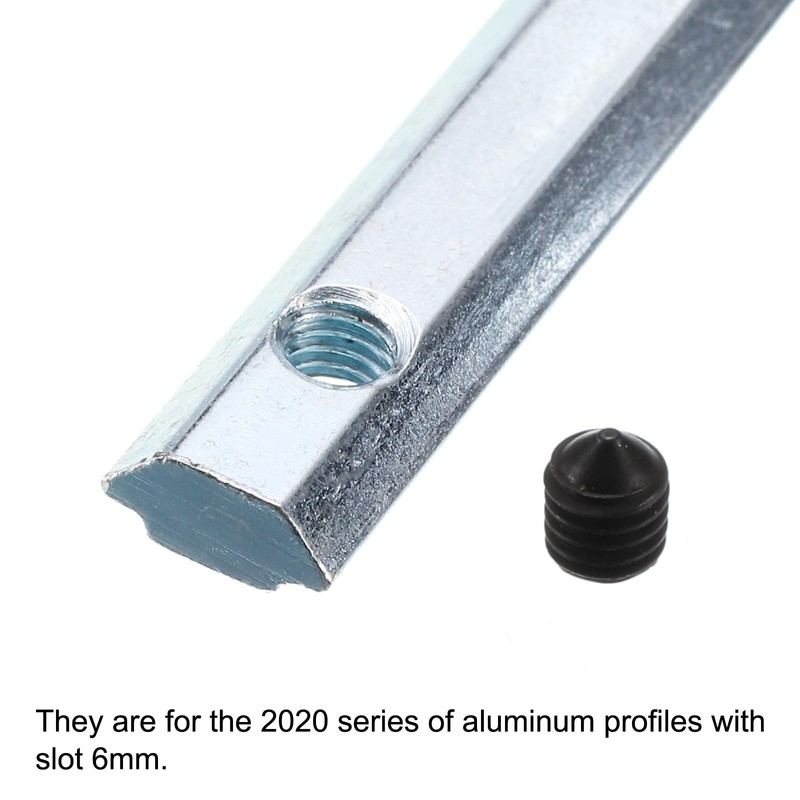 sourcing map Straight Line Connector, 10Pcs 3.9inch Inside Joint Brackets