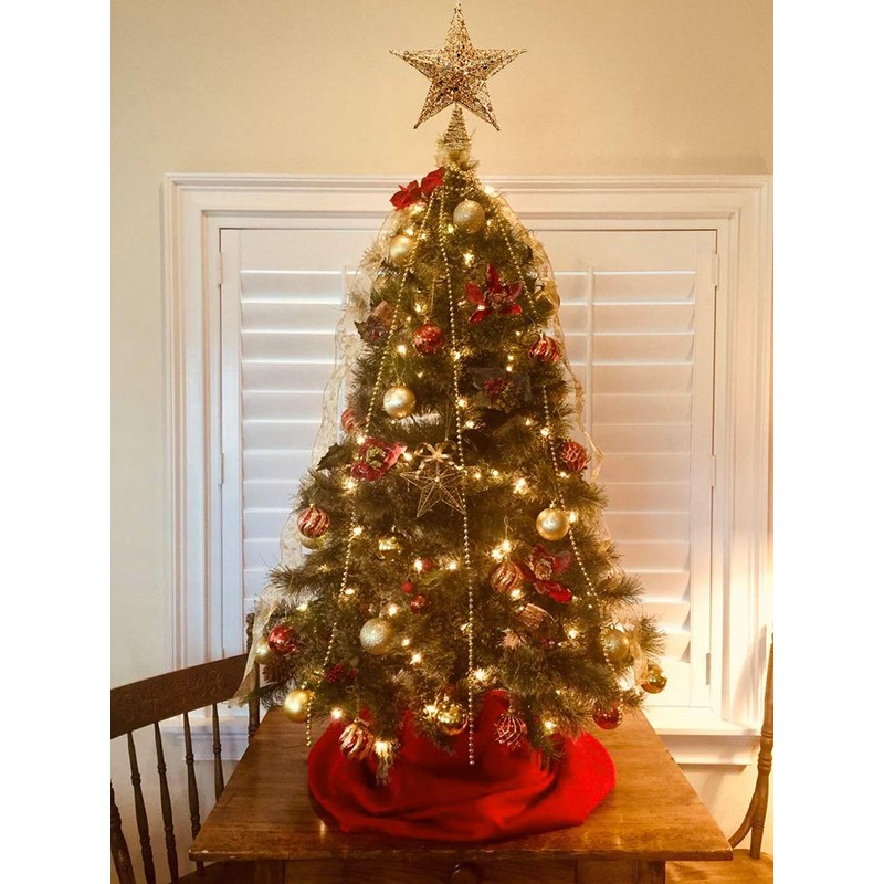 Nyicey Decoración para árbol de Navidad con 5 Puntos de