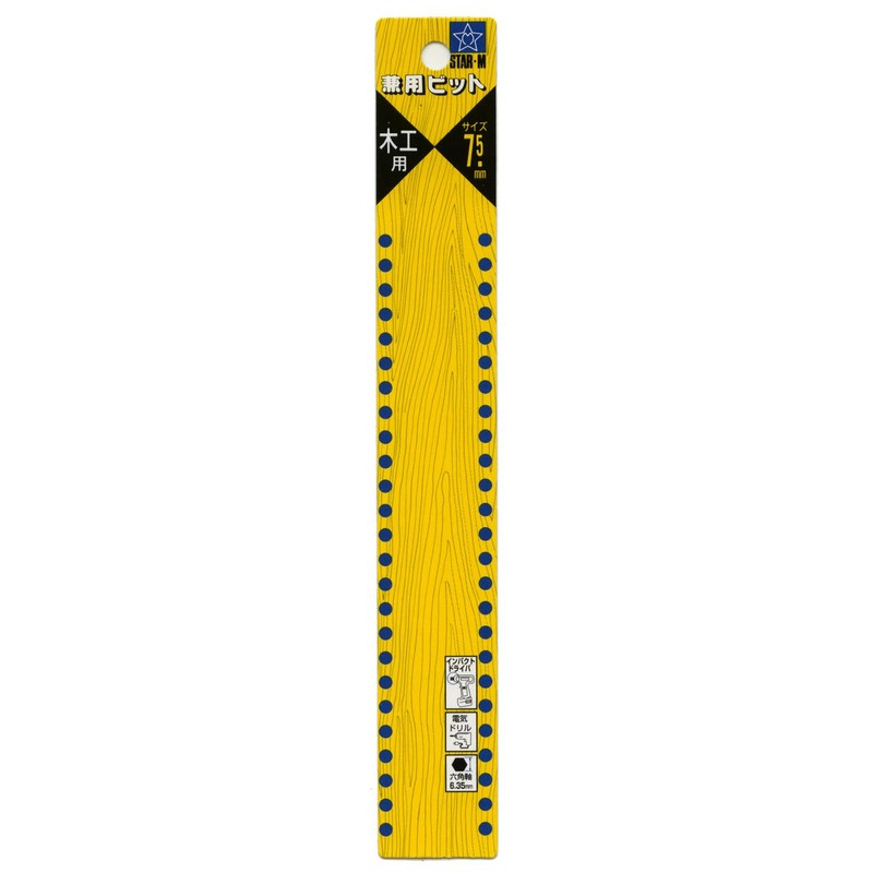 Star M 6-075 All-Purpose Bit, 0.3 inches (7.5 mm)
