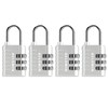 3-Digit Small Combination Lock for Locker - 4 Pack Resettable
