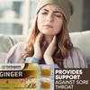 HERBOGANIC Ginger Lozenges Leaf of 6, 20 Packs per Box