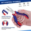 WORKPRO Mini Pliers Set 5” Long Nose Plier 6” Needle