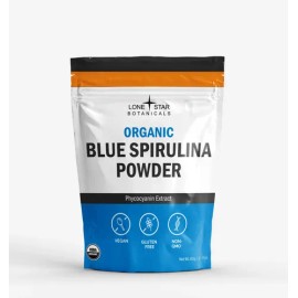 Lone Star Botanicals Polvo Espirulina Azul Orgánico 2.12 Oz