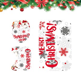 Minicoco Christmas Bathroom Mat Set 3 Piece Merry Christmas Non Slip Bath Rug Christmas Decorations Bathroom Rug Set For Toilet, Outdoor, Bathroom