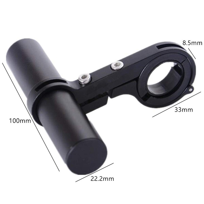 ETOPARS Bike Handlebar Extender Single Clamp Extension Mount Holder With