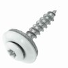Plumbing Screws Stainless Steel A2 with EPDM Sealing Washer 15