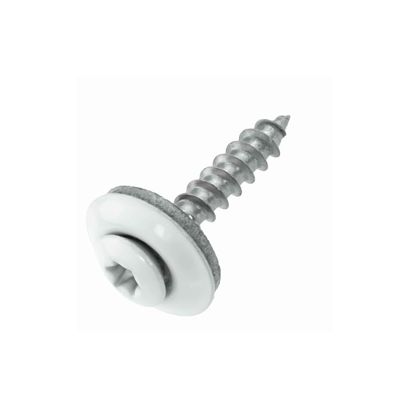 Plumbing Screws Stainless Steel A2 with EPDM Sealing Washer 15