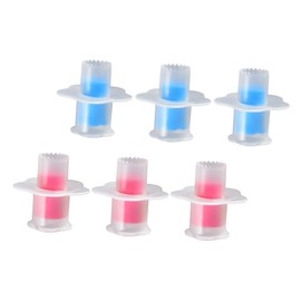 Generic 6PCS Cupcake Corer Safe Pastry Hole Digger for Muffins Cakes for DIY Decorating Includes Red Blue Molds for Unique Treats