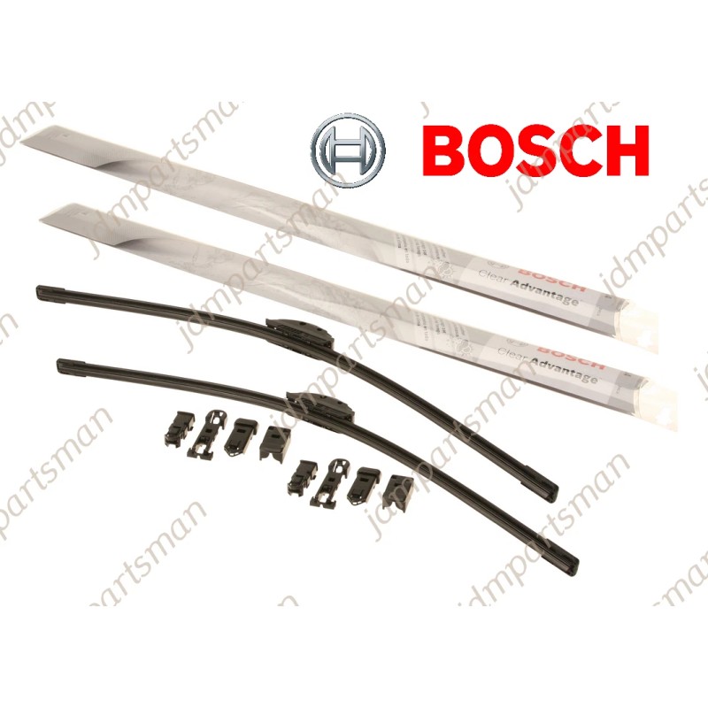 BOSCH Clear Advantage Beam Wiper Blade (Set of 2) Front