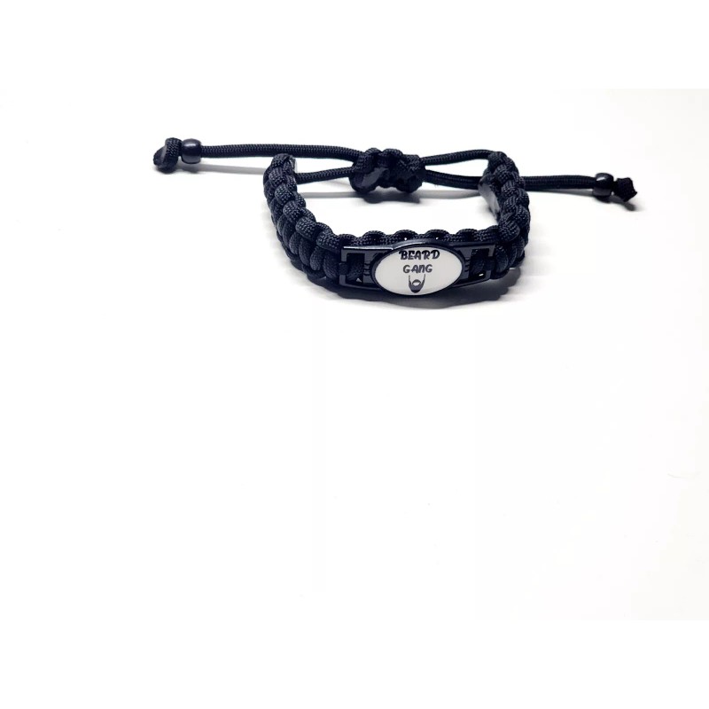 Beard Gang Adjustable Charm Bracelet Wristband