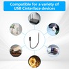 GINTOOYUN 2PCS 2Pin Extension Cable USB C Female Plug Bare