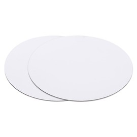 MECCANIXITY 2 Pcs Magnetic Vent Covers, Dia.6.5" Round Air Vent Covers Standard Air Register Cap for Wall Floor Ceiling HVAC Fireplace Furnace, Black and White