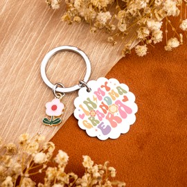 New Grandma Gifts First Time Grandmother Keychain Thoughtful Gift for Grandma to Be Grandmother Keepsake Jewelry Gift for New Baby Christmas Birthday Gifts for Her