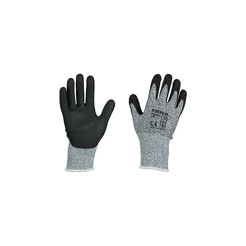 Timco - High Cut Gloves - PU Coated HPPE Fibre