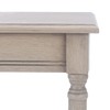 Safavieh Home Collection Tinsley Greige Rectangular Bottom Shelf Console Table
