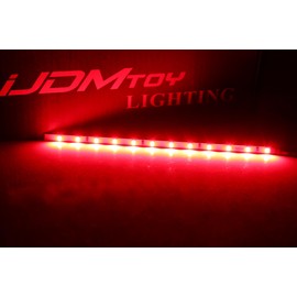 iJDMTOY Brilliant Red LED Background Illumination Lighting Kit Compatible with 2021-up Ford F150 Side Fender Emblem