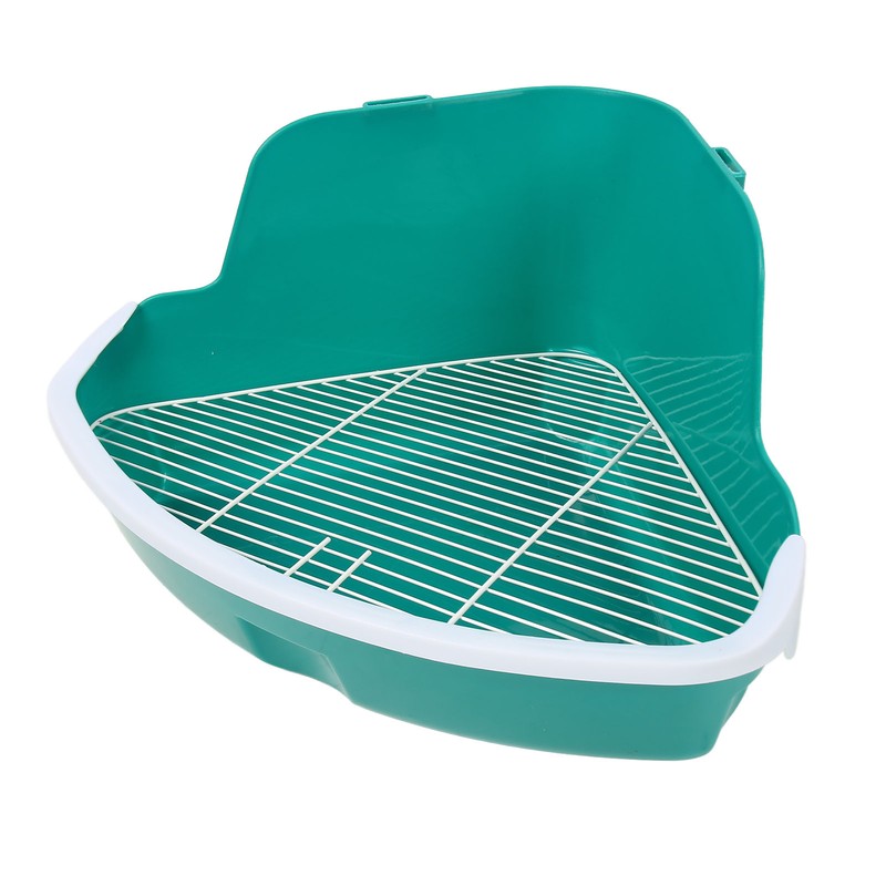 Small Animal Litter Box Fanshaped Rabbit Corner Toilet Box Potty