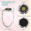 KANGYUSO Leo Foldable Purse Hook Gifts, Black Gold Zodiac Sign