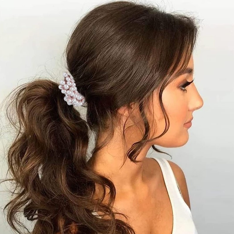 Unicra Juego de coleteros para el cabello con tejido de