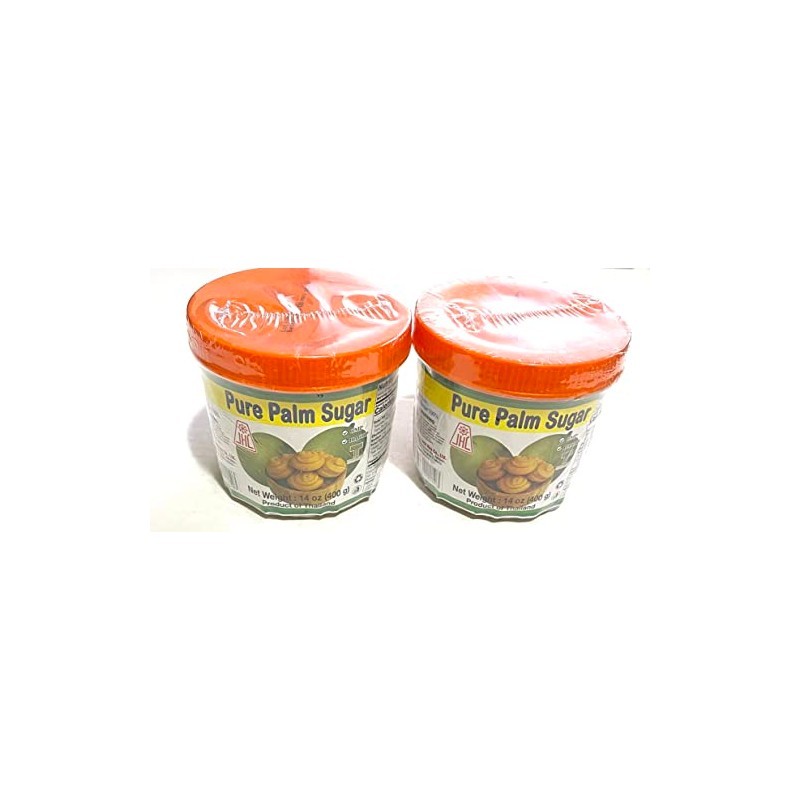 JHC 100% Pure Palm Sugar 14 oz. Product of Thailand
