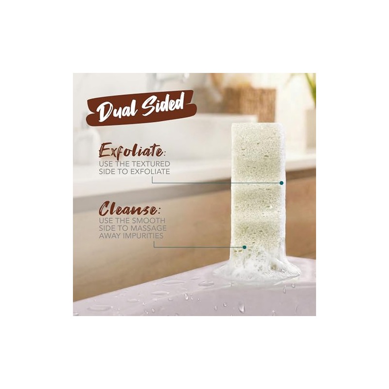 Spongeables Skinutrients gel de baño en esponja, colada de coco,
