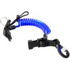 Snappy Coil Lanyard Blue IST