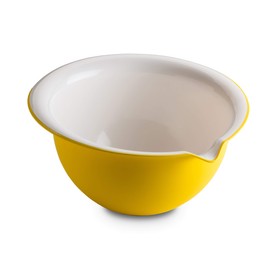 Omada Linea Sanaliving Design Mixing Bowl 2 L 25 x 23.5 x 13 cm Polypropylene with Integrated Antimicrobial Agents Eliminates Bacteria and Fungi Made in Italy Linea Sanaliving White Yellow