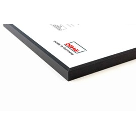 DEHA Design Tribeca Photo Frame 4x6 Aluminium Matt Black Photo Frame Portrait & Landscape Shatterproof Glass