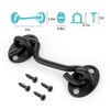 Barn Door Lock Gate Latch - 2 Pack 4 Inch