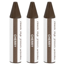 uxcell Wood Filler Stick, 3 Pcs Wax Sticks Wood Touch Up Markers, Furniture Crayons for Scratches Holes Crack Tables Desks Wooden Floors Repair Cover Ups, Cherry