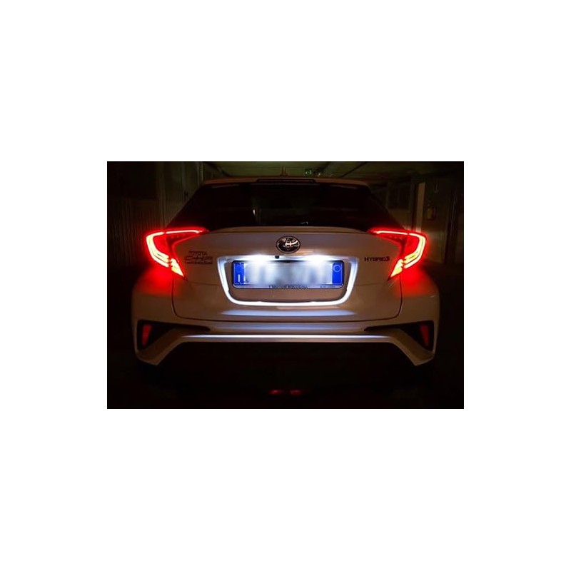 2 x LED License Plate Light White Canbus for Prius